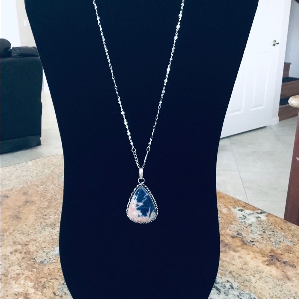 Sodalite Pendant Necklace